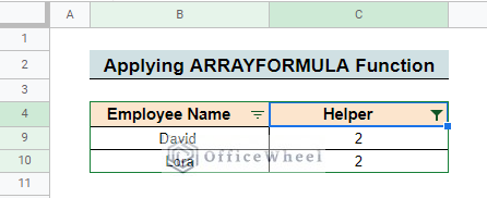 filter and remove duplicates from google sheets